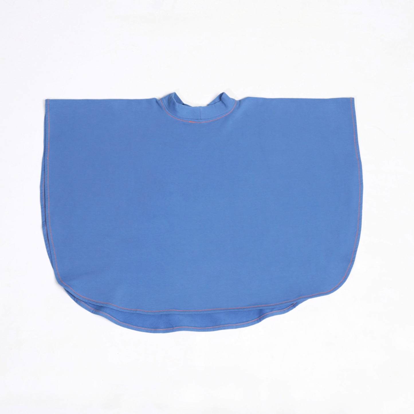 Capa OLIVIA tejido de sudadera azul