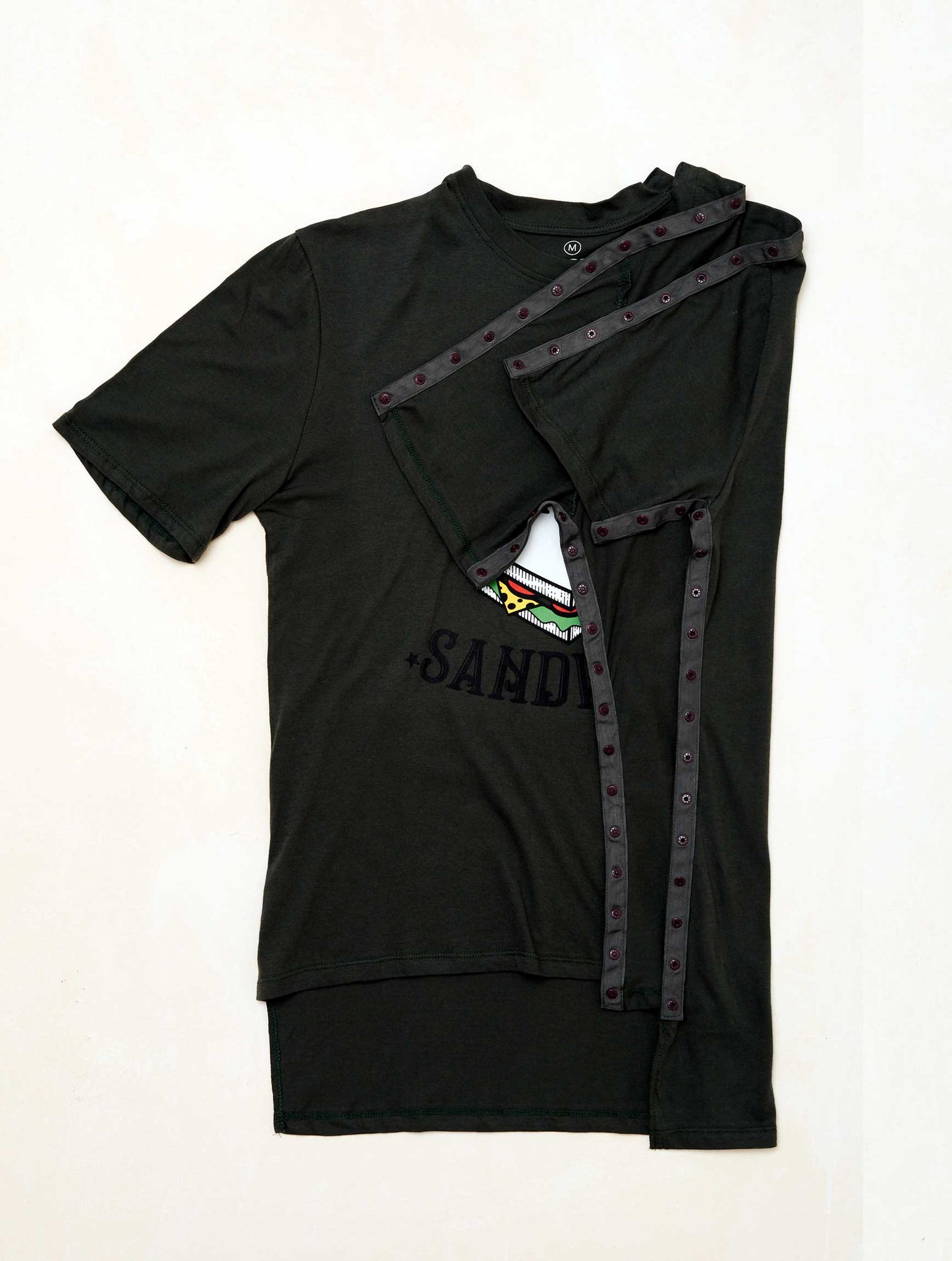 Camiseta hombre manga corta SANDWICH color verde