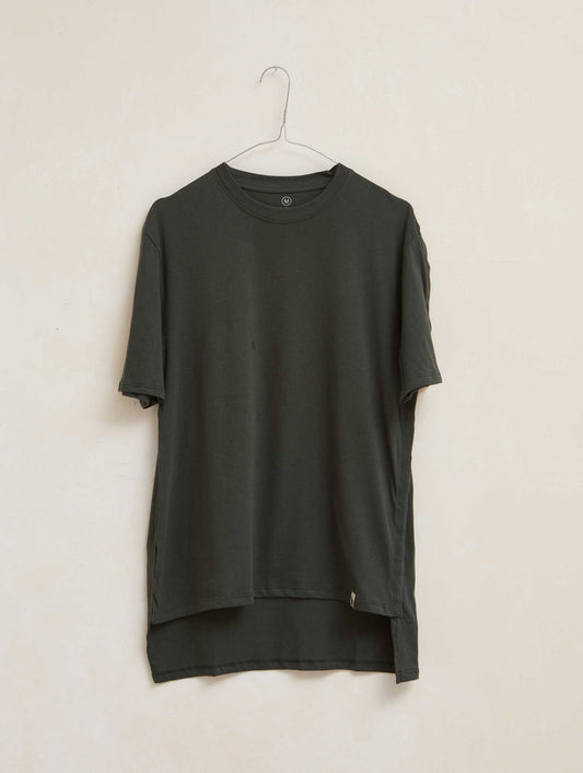 Camiseta hombre manga corta verde