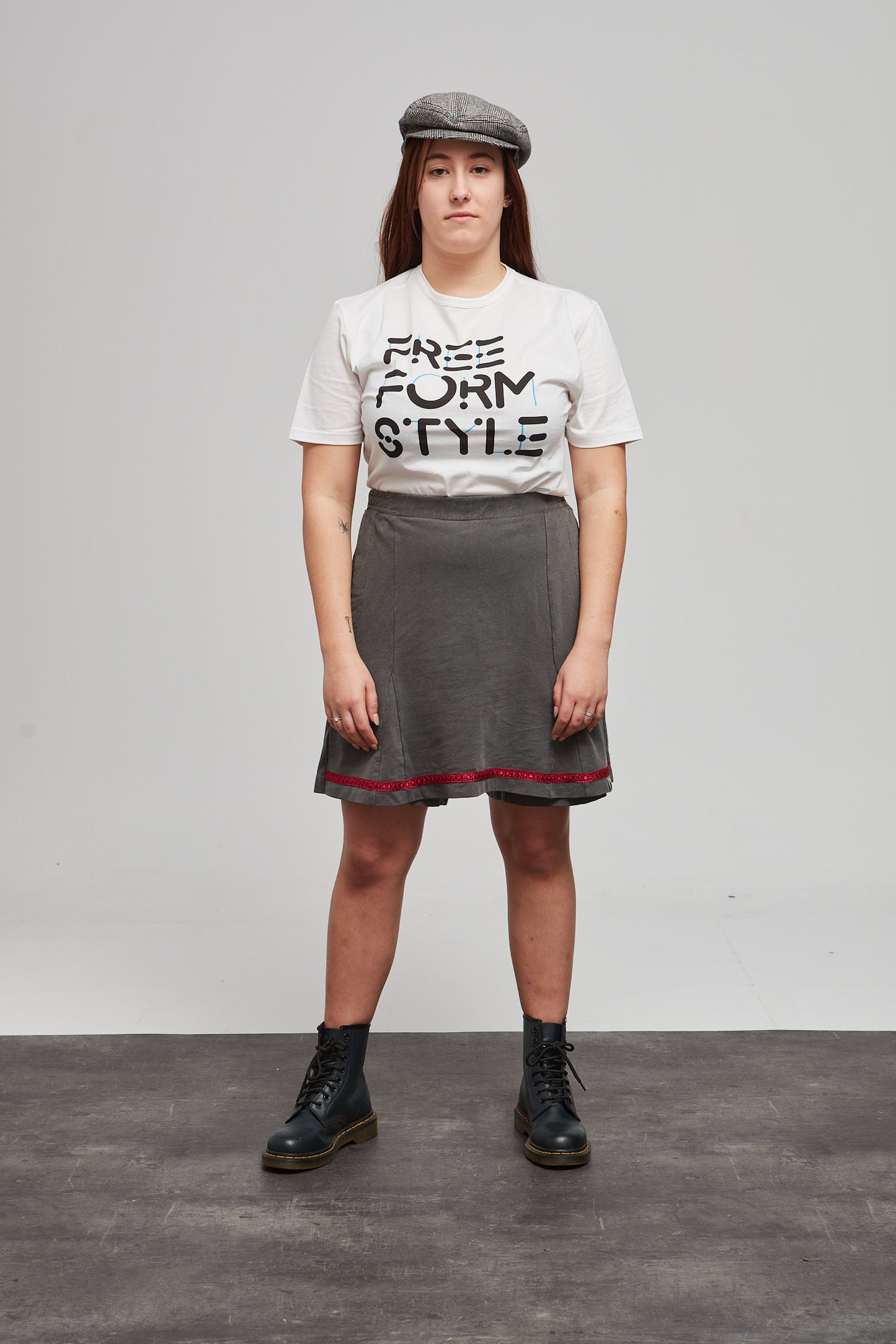 Falda pantalón ELENA gris marengo