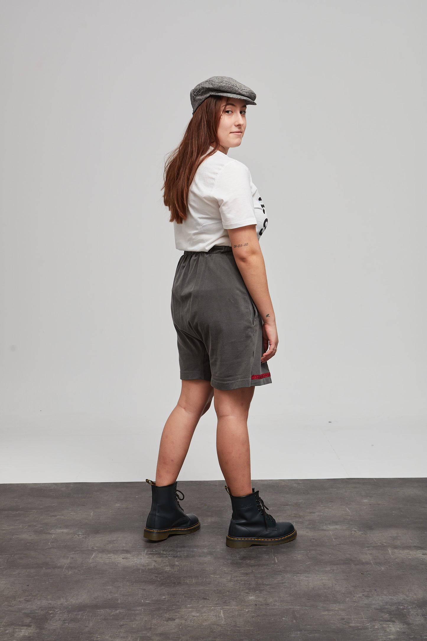 Falda pantalón ELENA gris marengo