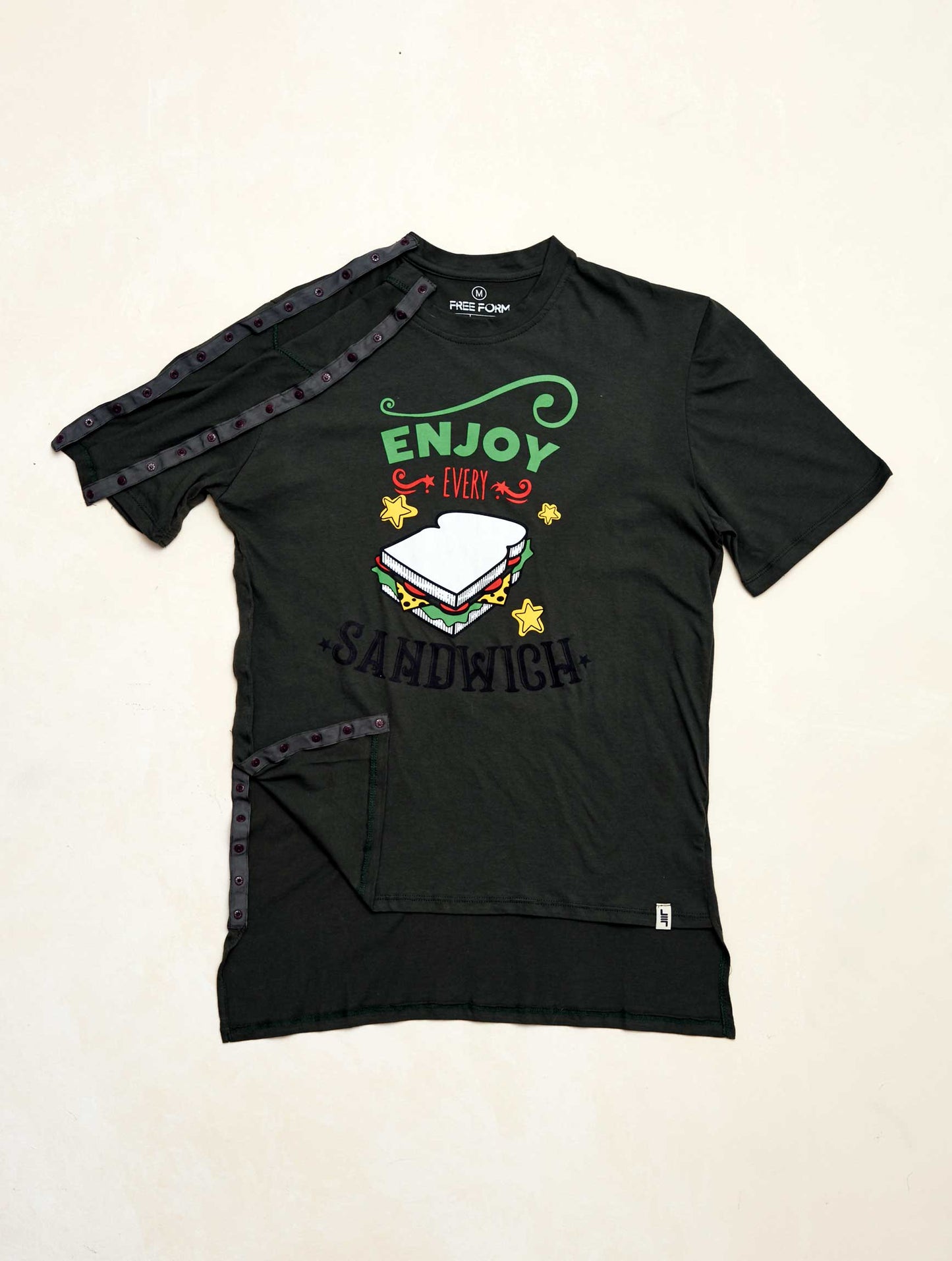 Camiseta manga corta SANDWICH color verde