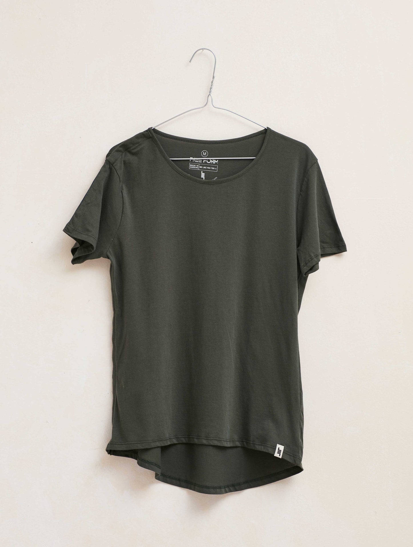 Camiseta mujer manga corta verde